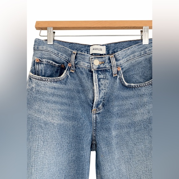 NEW AGOLDE LOW RISE LOOSE JEAN IN VAULT size 25 - Picture 7 of 11